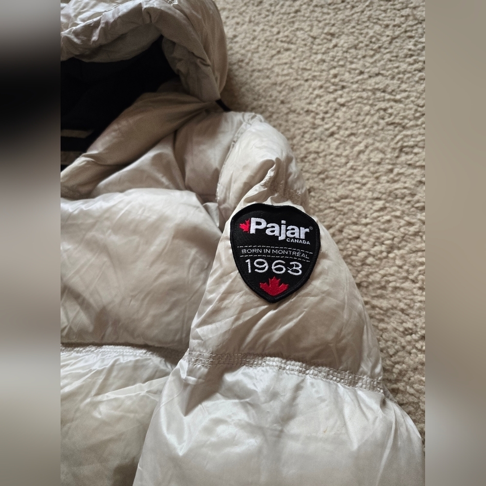 Pajar Pearl White Nevis Puffer Jacket Size XL - Picture 4 of 16